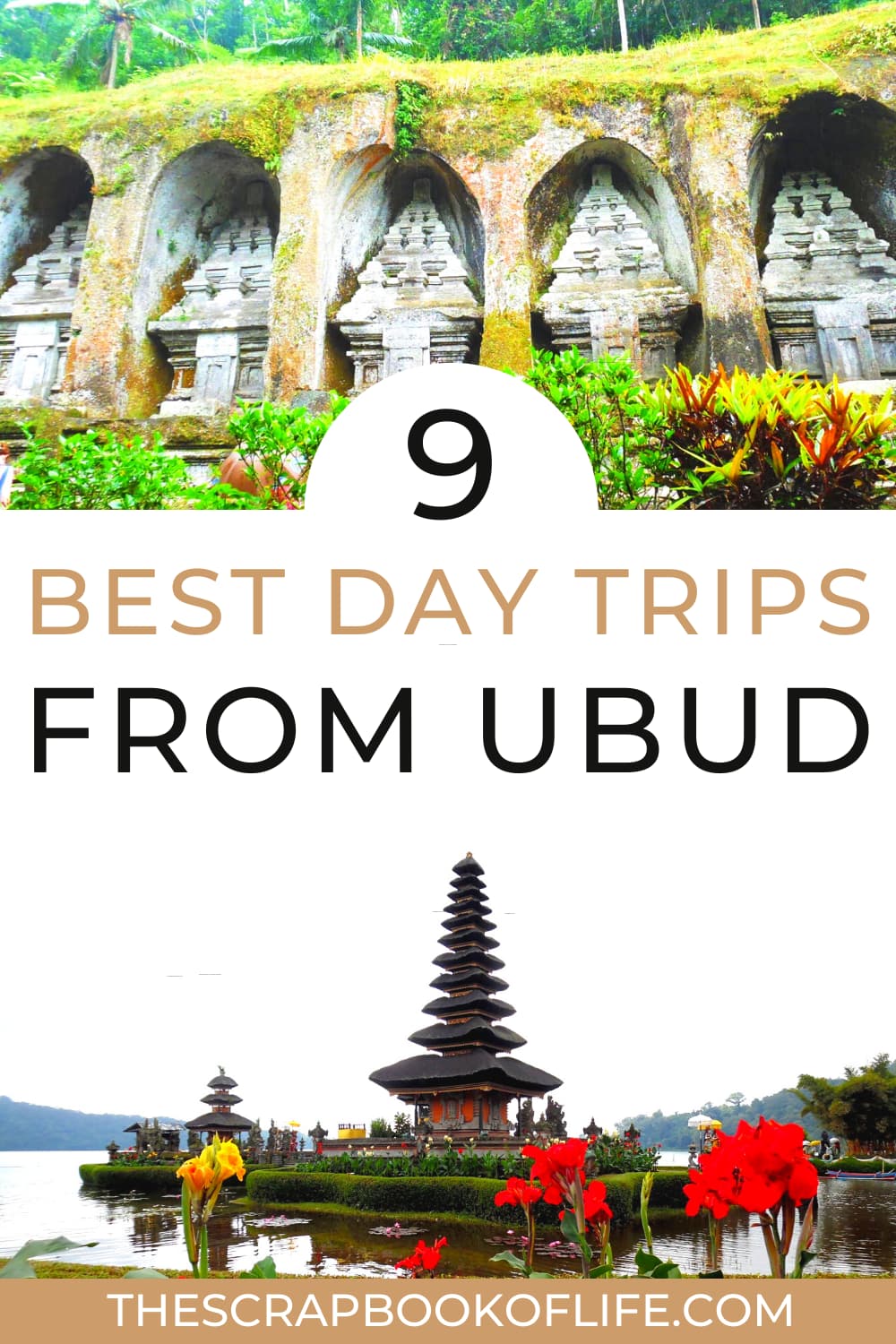 Best day trips from Ubud, Bali, Indonesia - Pinterest Pin